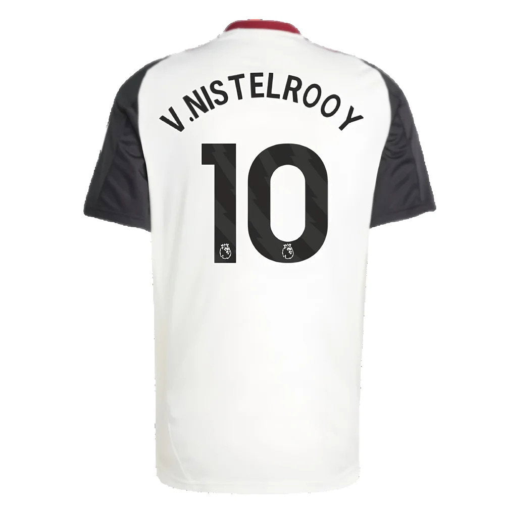 2024-2025 Man Utd Training Jersey (Off White) (V.Nistelrooy 10)_2