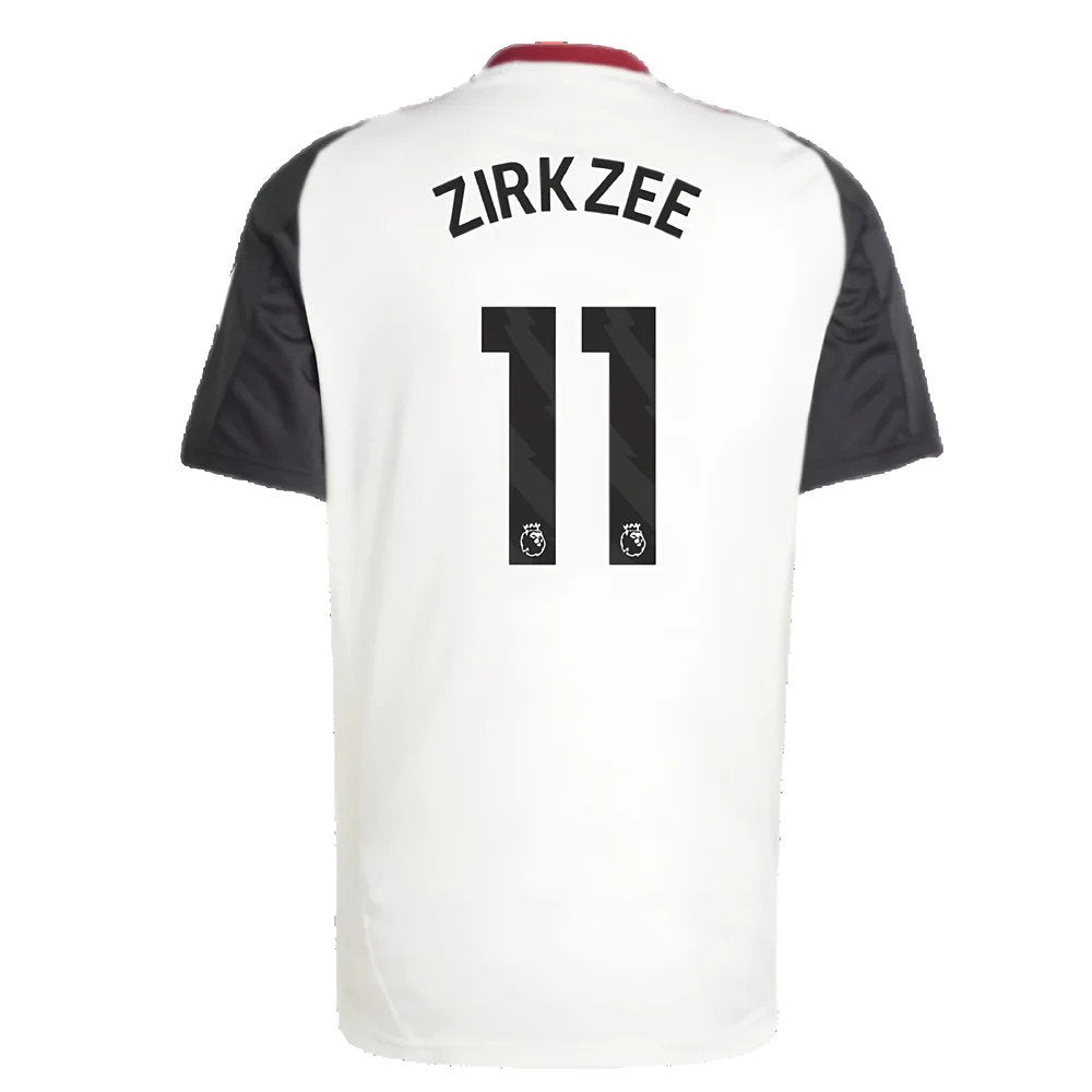 2024-2025 Man Utd Training Jersey (Off White) (Zirkzee 11)_2