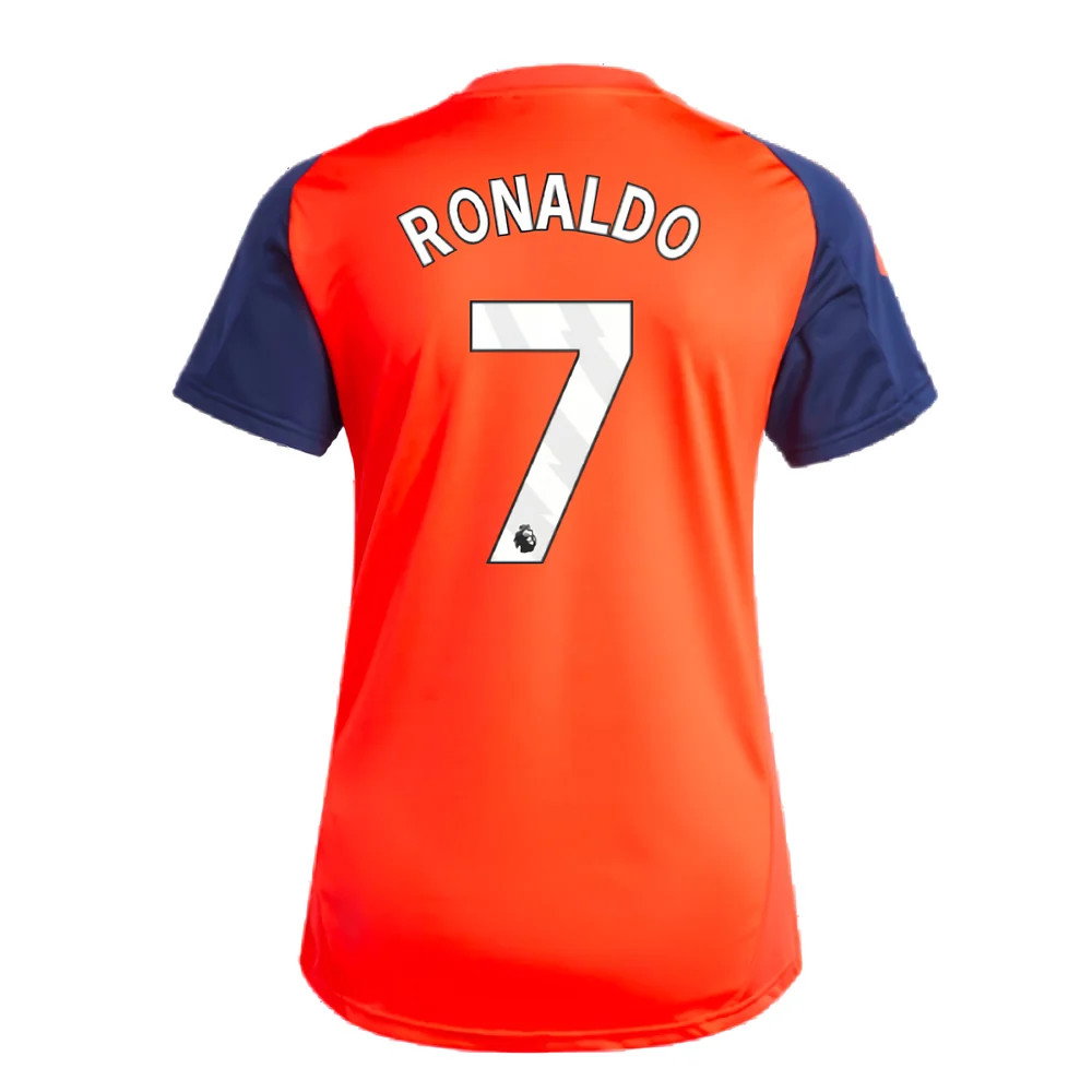 2024-2025 Man Utd Training Jersey (Red) - Womens (Ronaldo 7)_2
