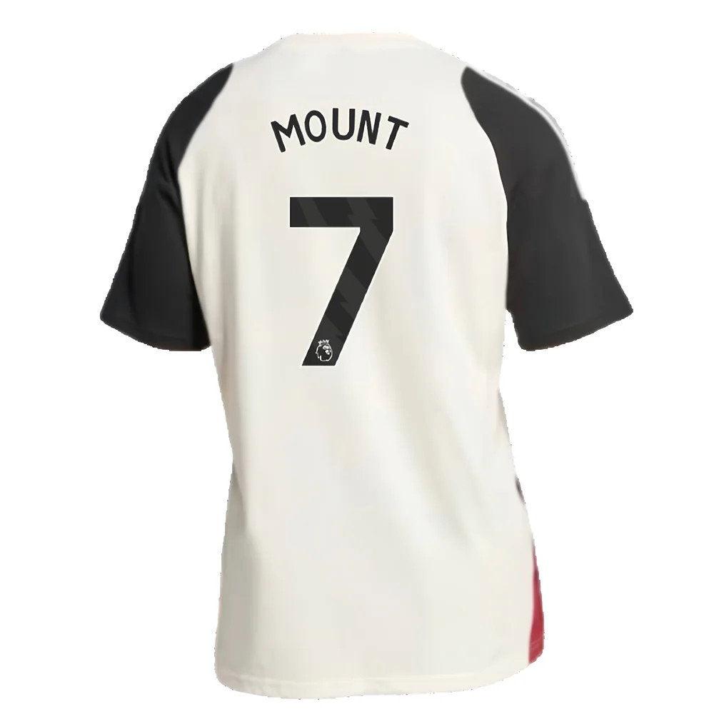 2024-2025 Man Utd Training Tee (Off White) (Mount 7)_2