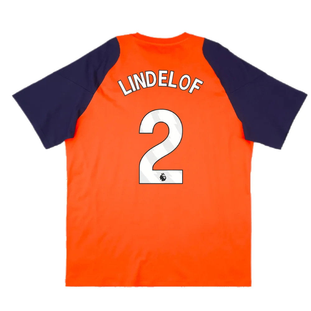 2024-2025 Man Utd Training Tee (Red) (Lindelof 2)_2