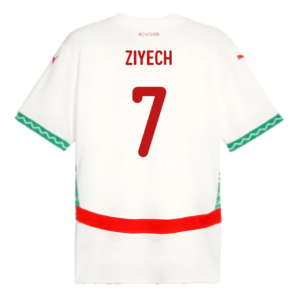 2024-2025 Morocco Away Shirt (Ziyech 7)_2