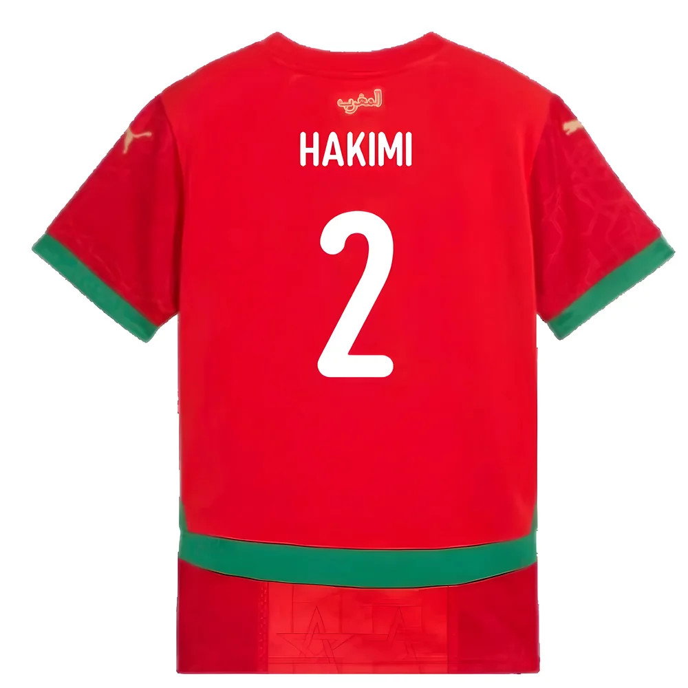 2024-2025 Morocco Home Shirt (Kids) (Hakimi 2)_2