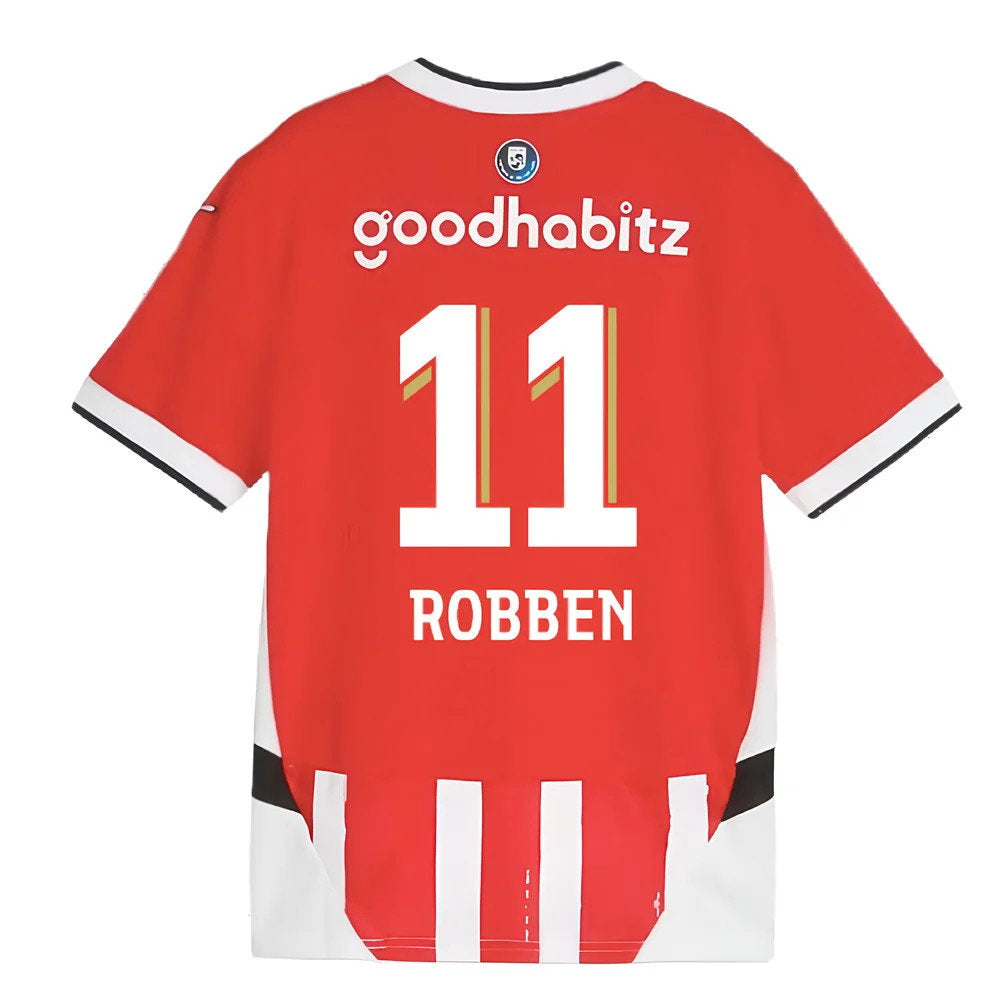 2024-2025 PSV Eindhoven Home Shirt (Kids) (Robben 11)_2