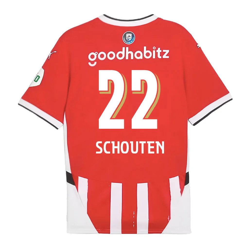 2024-2025 PSV Eindhoven Home Shirt (Schouten 22)_2