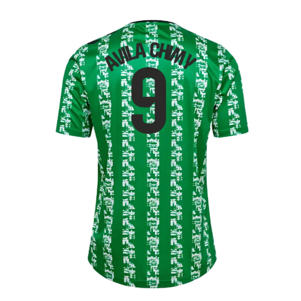 2024-2025 Real Betis Pre Game Jersey (Green) (Avila Chimy 9)_0