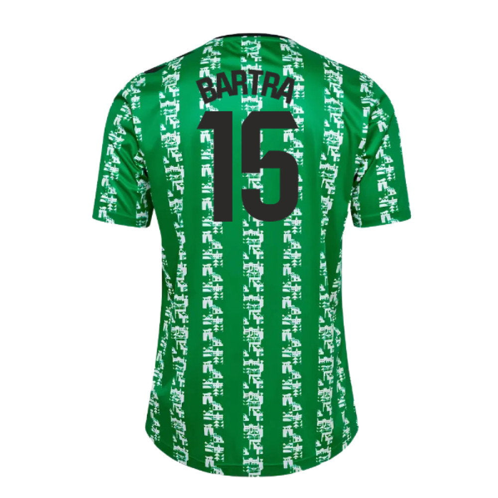 2024-2025 Real Betis Pre Game Jersey (Green) (Bartra 15)_0
