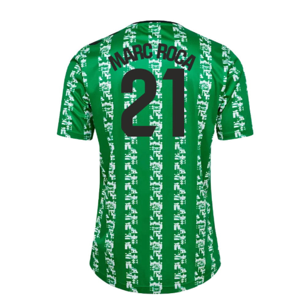 2024-2025 Real Betis Pre Game Jersey (Green) (Marc Roca 21)_0