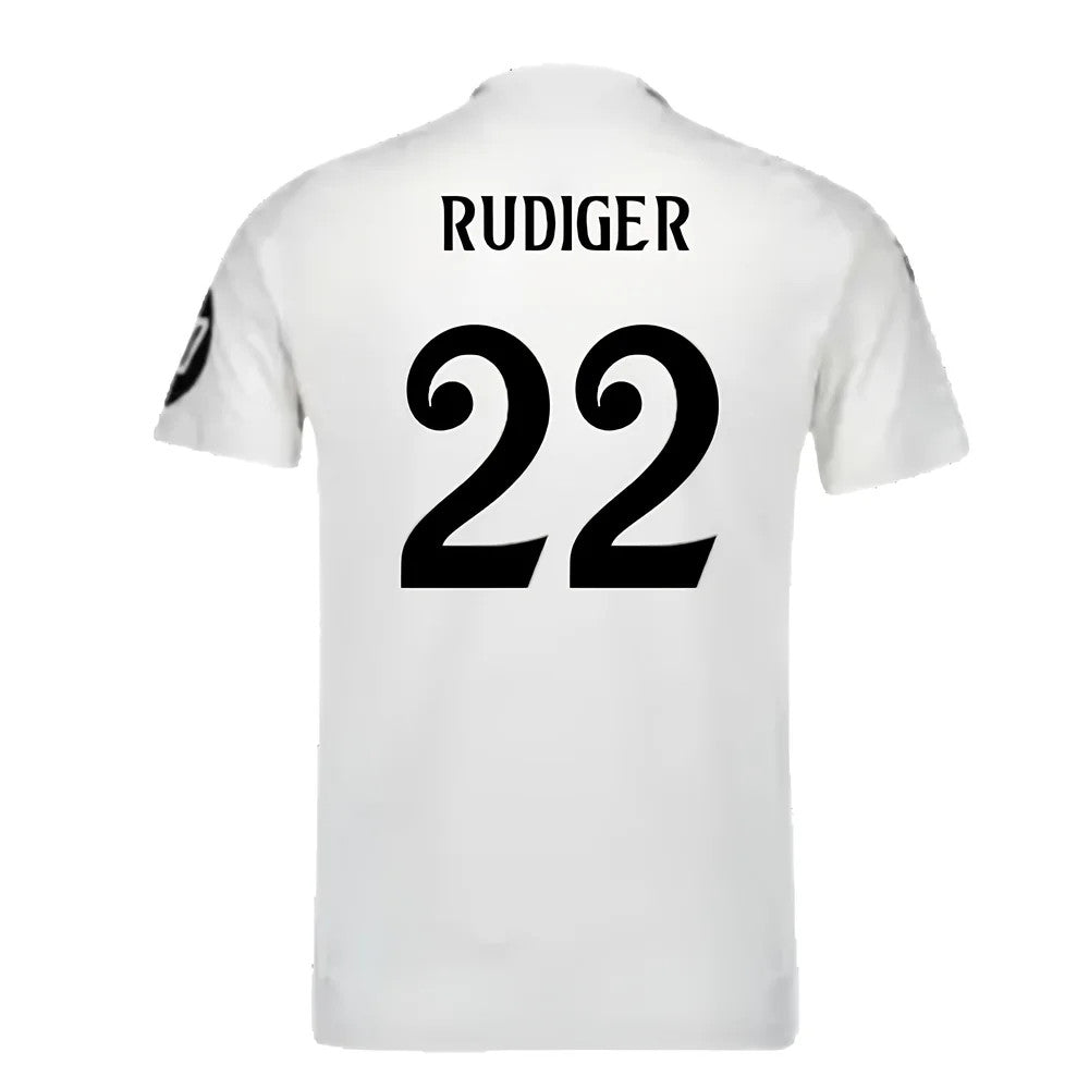 2024-2025 Real Madrid Authentic Home Shirt (Rudiger 22)_2