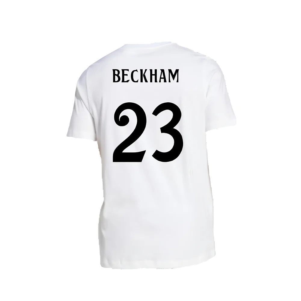 2024-2025 Real Madrid DNA Graphic Tee (White) (Beckham 23)_2