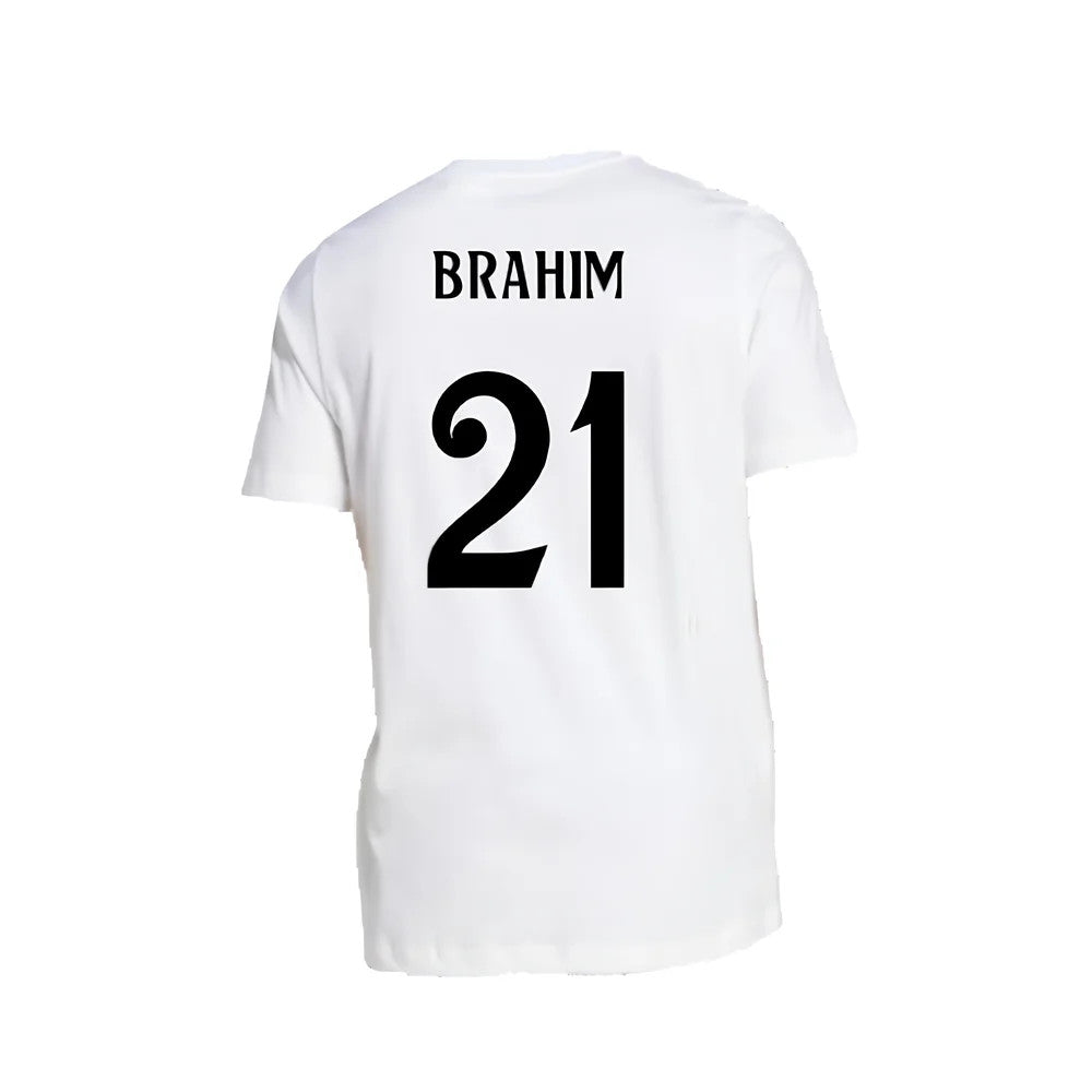 2024-2025 Real Madrid DNA Graphic Tee (White) (Brahim 21)_2