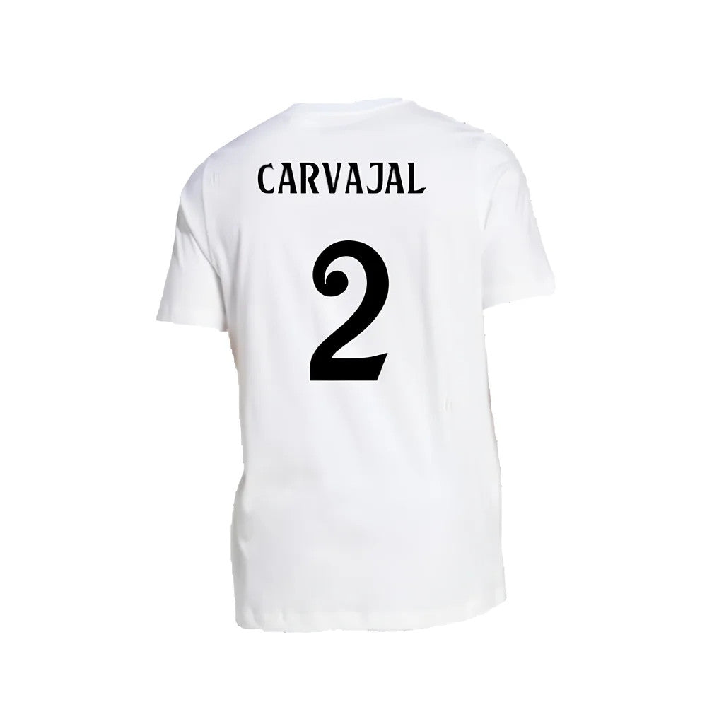 2024-2025 Real Madrid DNA Graphic Tee (White) (Carvajal 2)_2