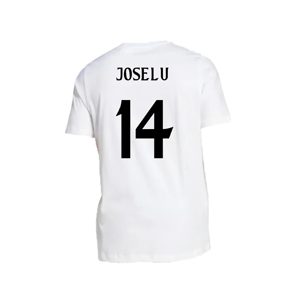 2024-2025 Real Madrid DNA Graphic Tee (White) (Joselu 14)_2