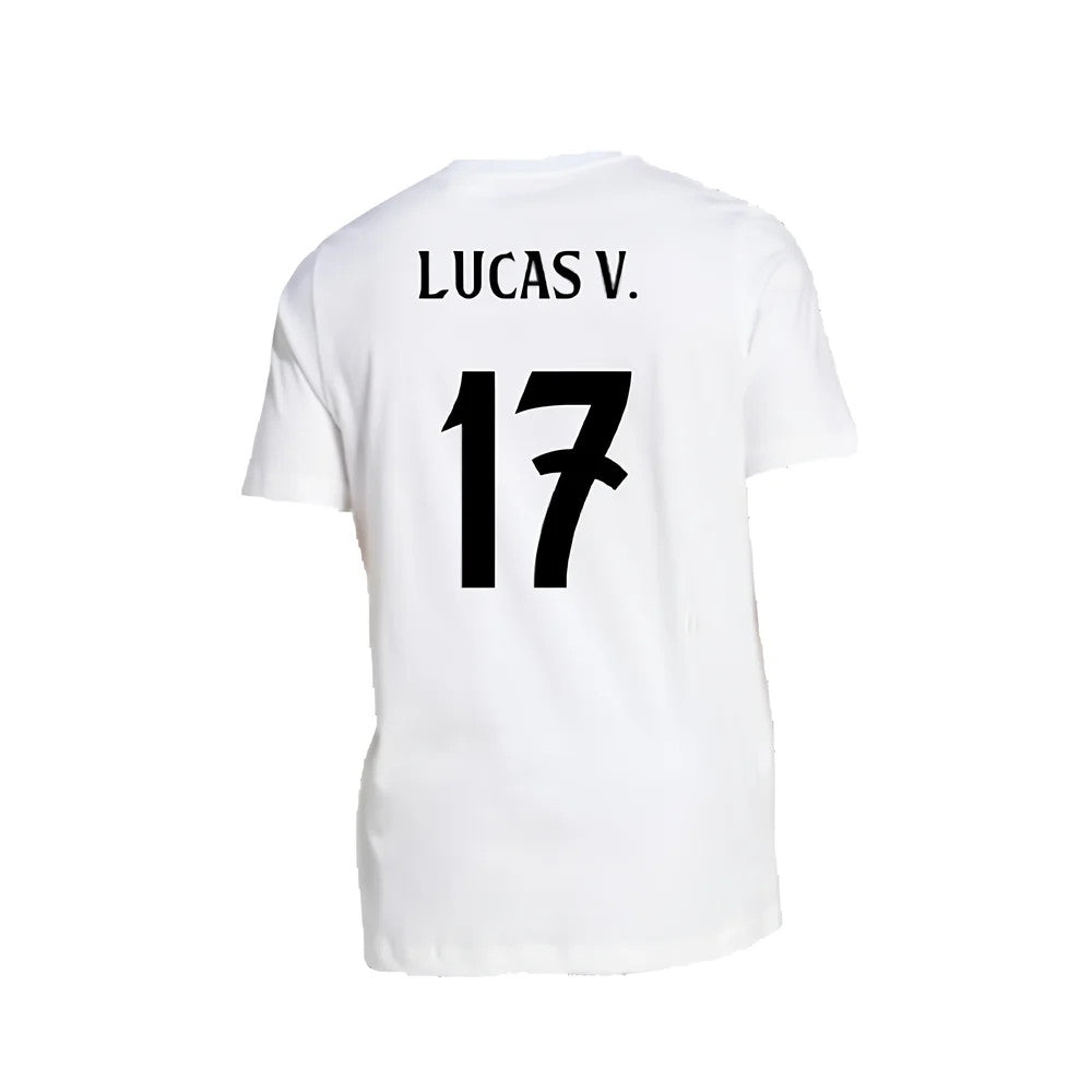 2024-2025 Real Madrid DNA Graphic Tee (White) (Lucas V. 17)_2