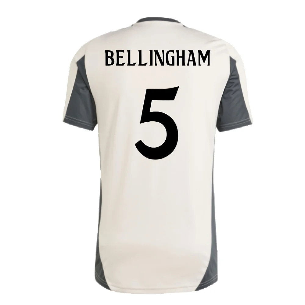 2024-2025 Real Madrid EU Training Jersey (Putty Mauve) (Bellingham 5)_2