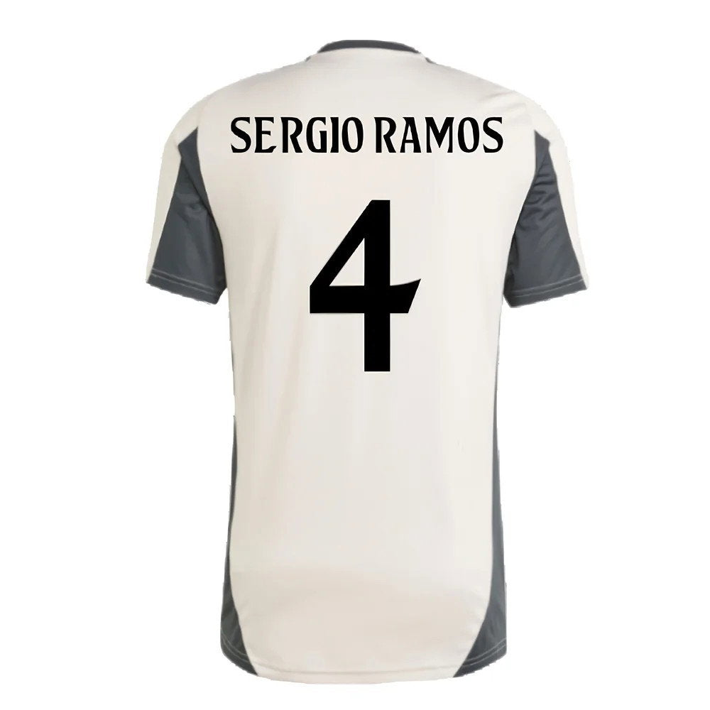 2024-2025 Real Madrid EU Training Jersey (Putty Mauve) (Sergio Ramos 4)_2