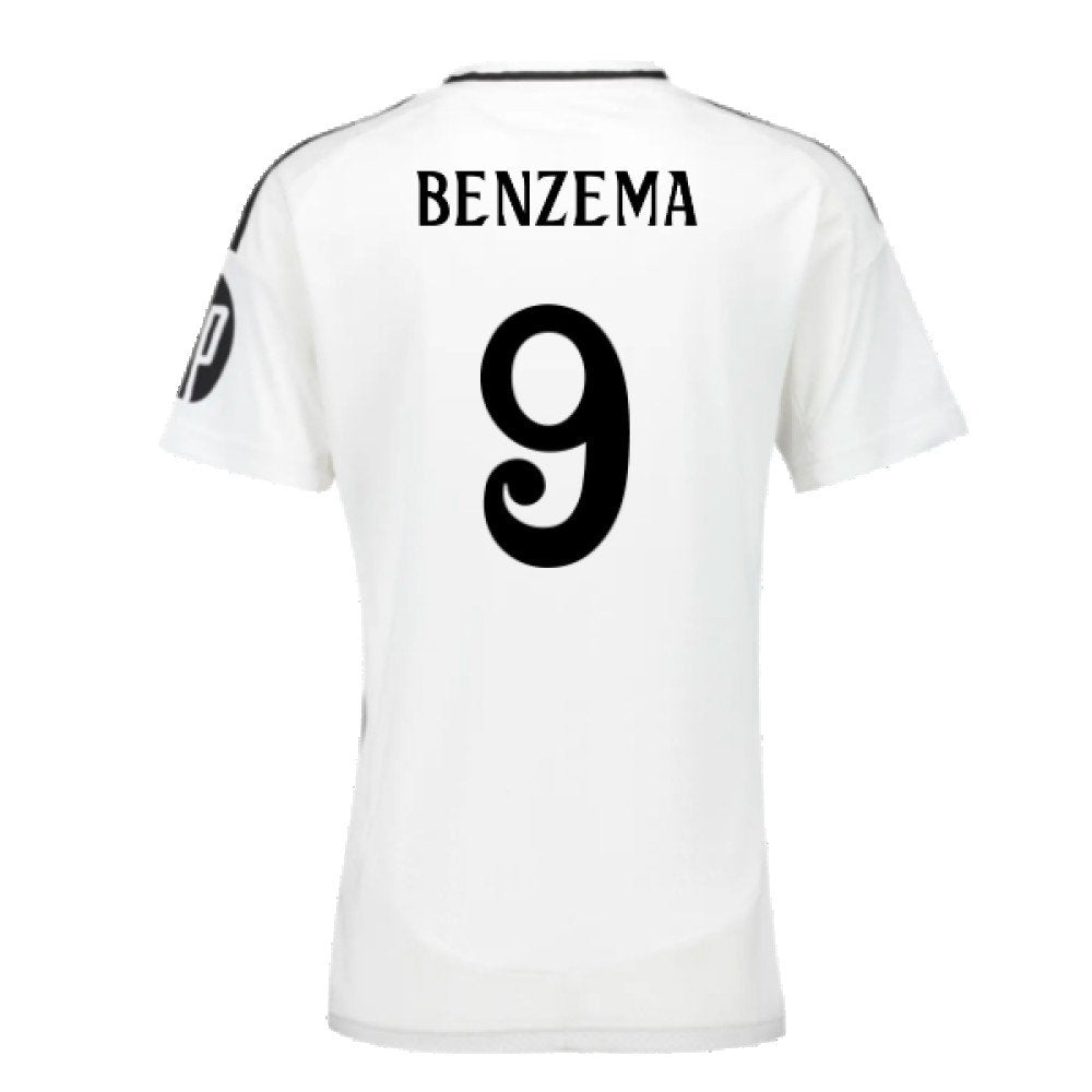 2024-2025 Real Madrid Home Shirt (Womens) (Benzema 9)_2