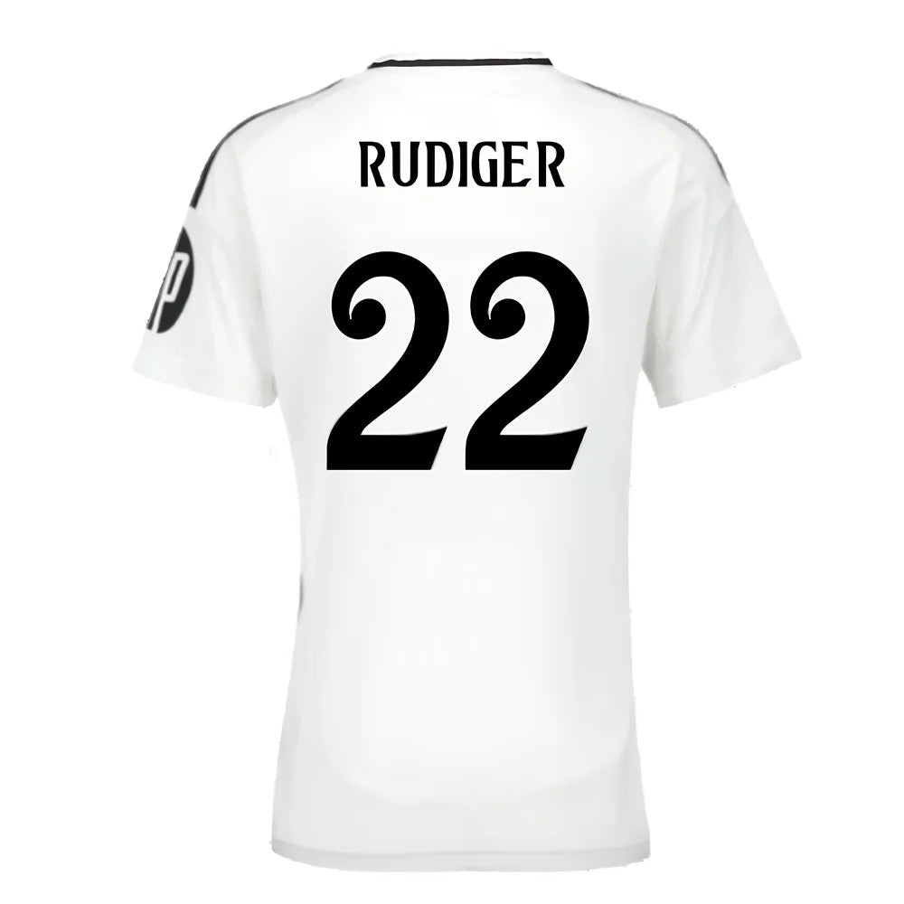 2024-2025 Real Madrid Home Shirt (Womens) (Rudiger 22)_2