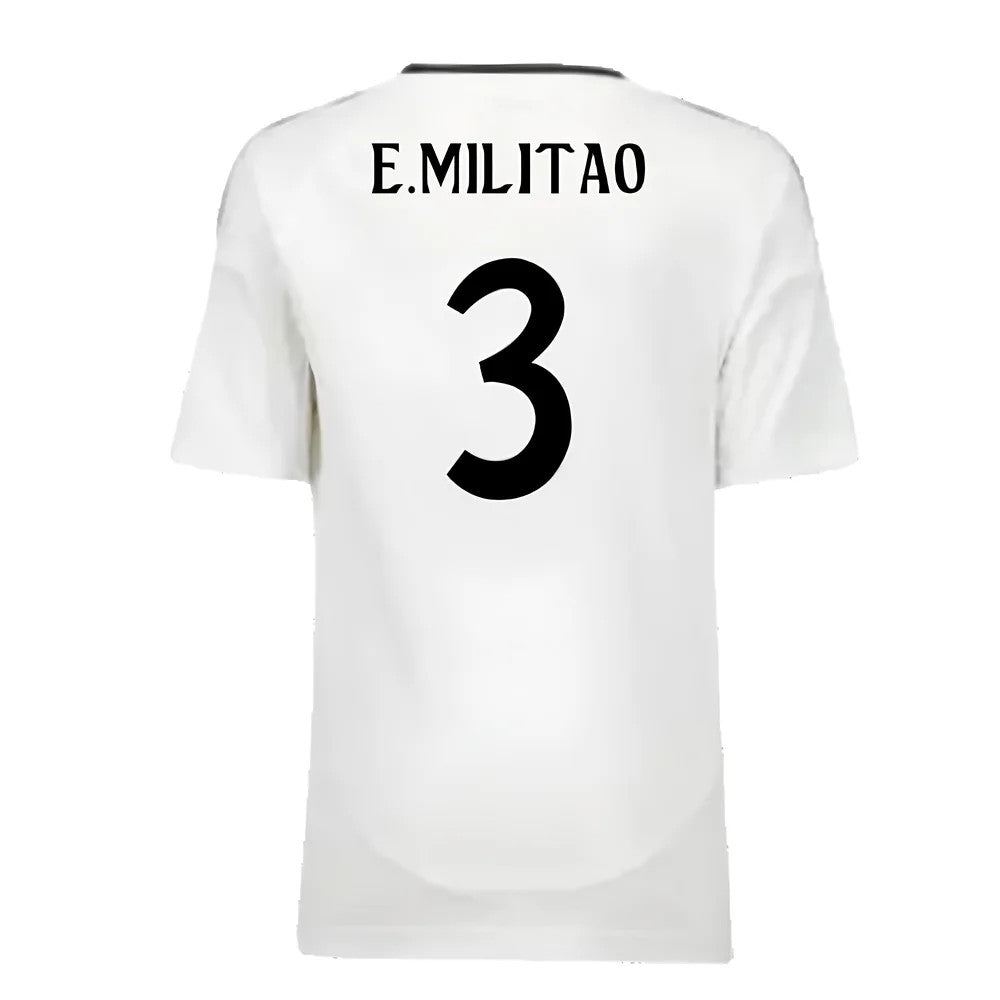 2024-2025 Real Madrid Home Youth Kit (E.Militao 3)_2