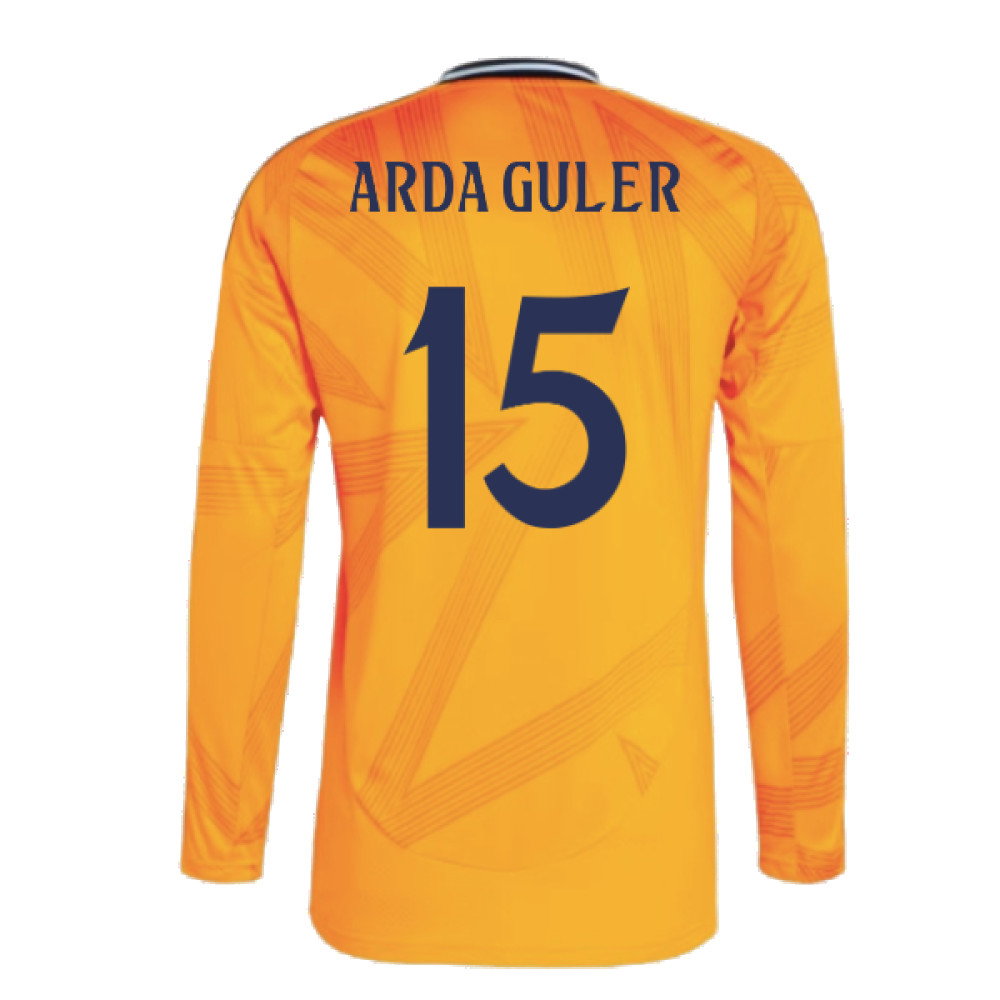 2024-2025 Real Madrid Long Sleeve Away Shirt (Arda Guler 15)_2