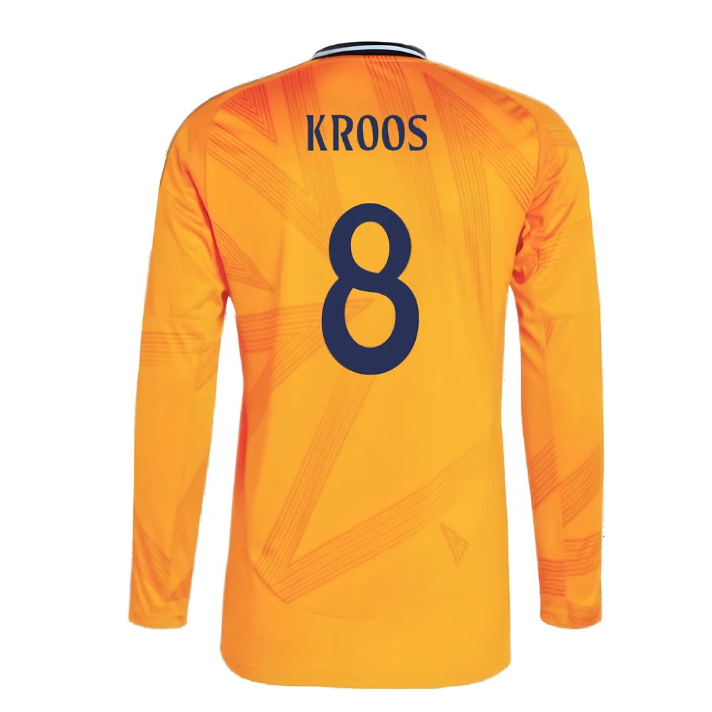 2024-2025 Real Madrid Long Sleeve Away Shirt (Kroos 8)_2