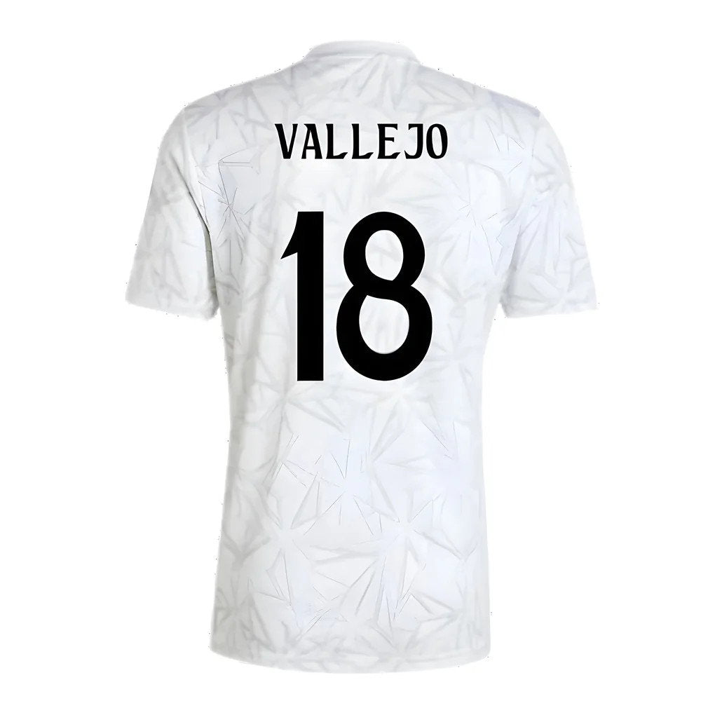 2024-2025 Real Madrid Pre-Match Shirt (White) (Vallejo 18)_2
