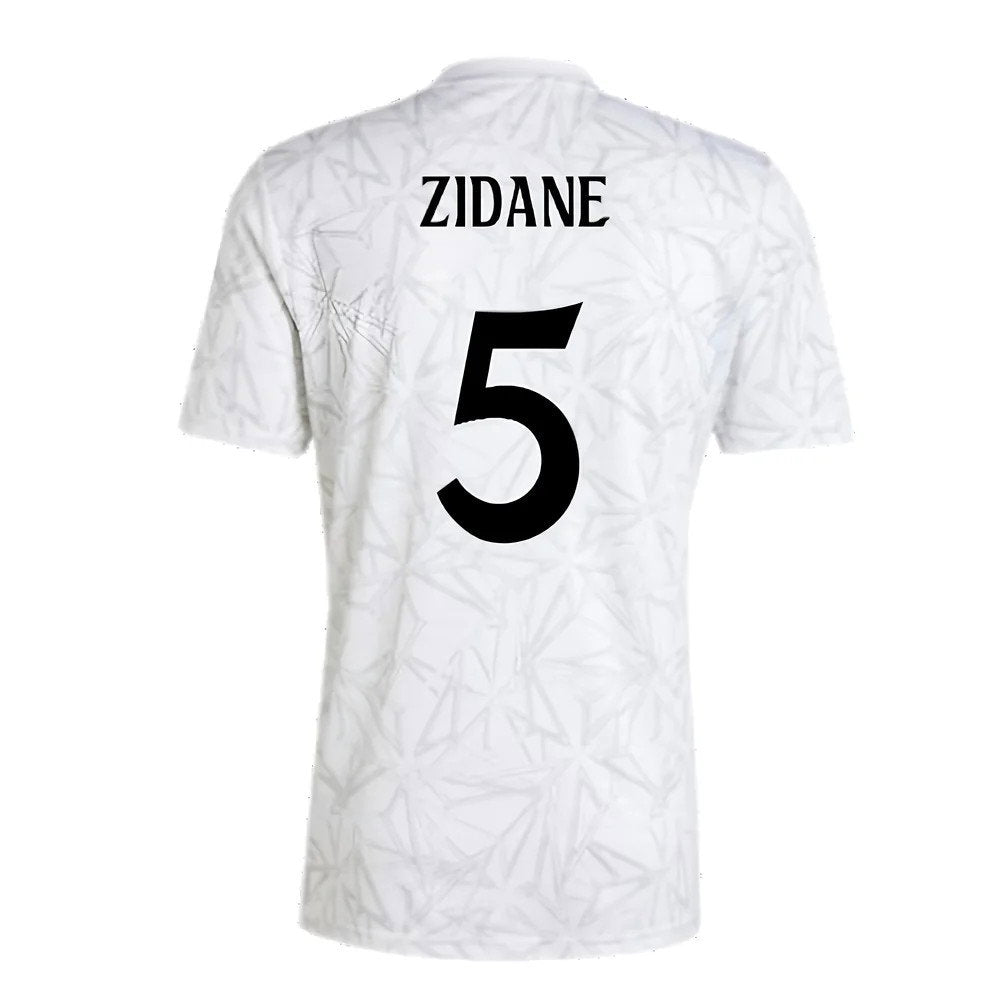 2024-2025 Real Madrid Pre-Match Shirt (White) (Zidane 5)_2