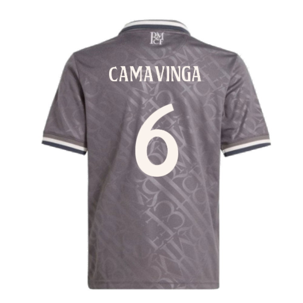 2024-2025 Real Madrid Third Shirt (Kids) (Camavinga 6)_2