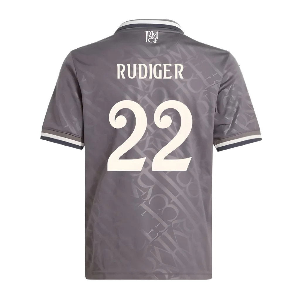2024-2025 Real Madrid Third Shirt (Kids) (Rudiger 22)_2
