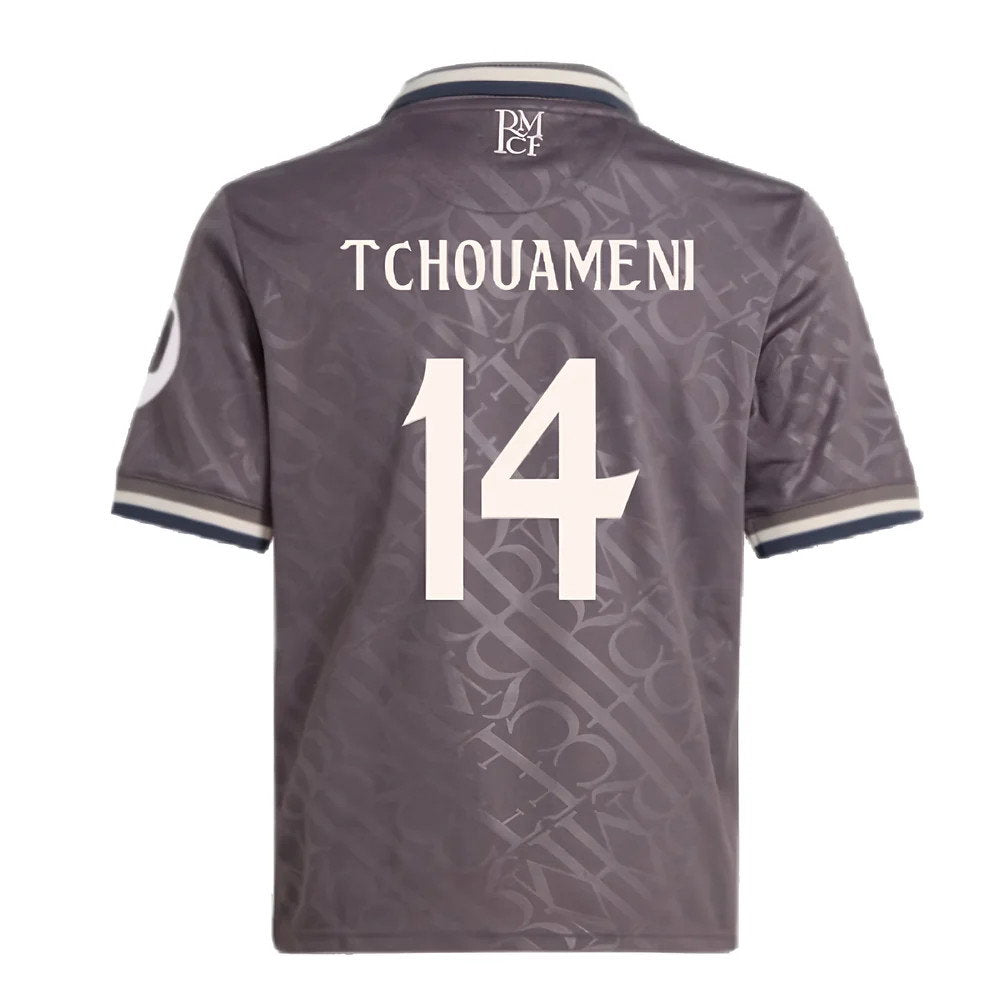 2024-2025 Real Madrid Third Youth Kit (Tchouameni 14)_2