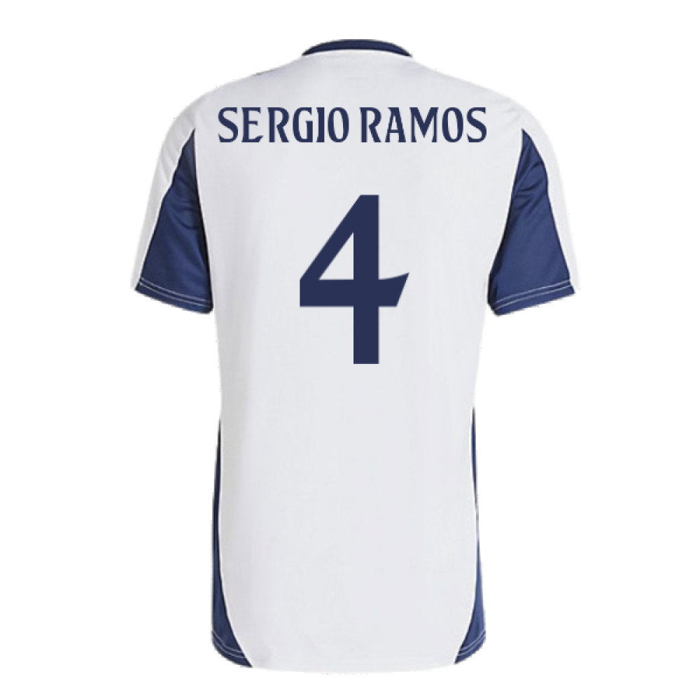 2024-2025 Real Madrid Training Shirt (White) (Sergio Ramos 4)_2