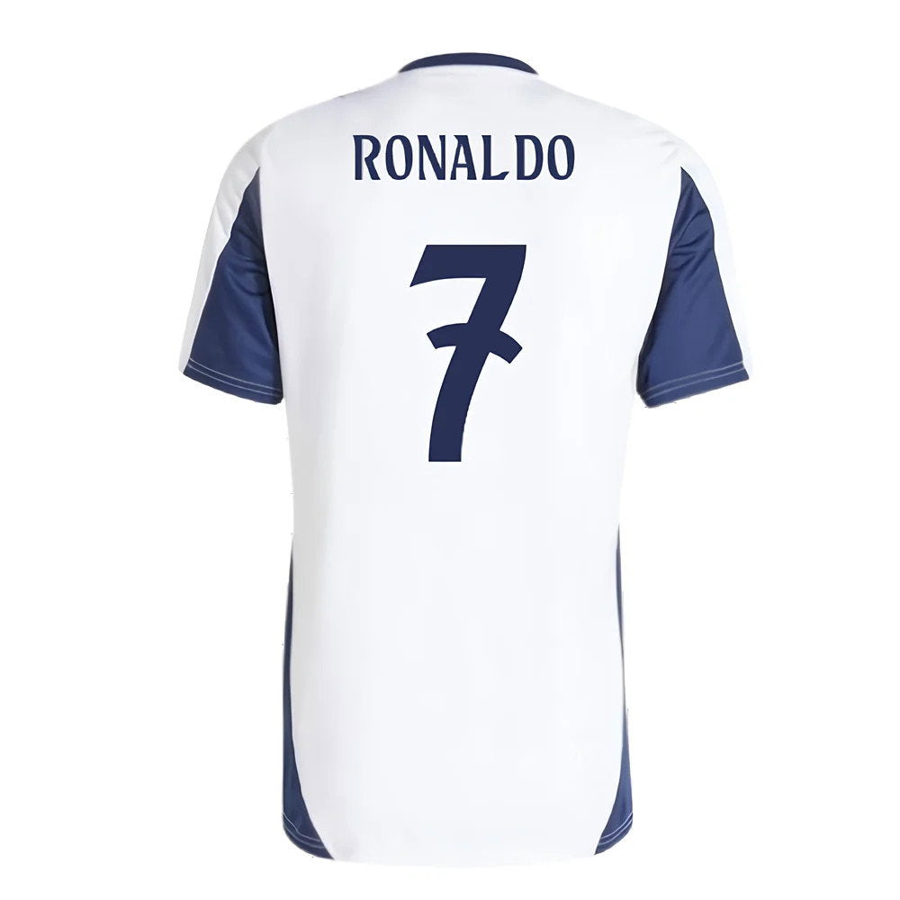 2024-2025 Real Madrid Training Tee (White) (Ronaldo 7)_2