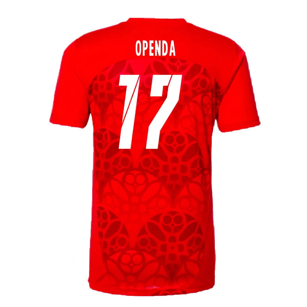 2024-2025 Red Bull Leipzig Pre-Match Shirt (Red) (Openda 17)_2