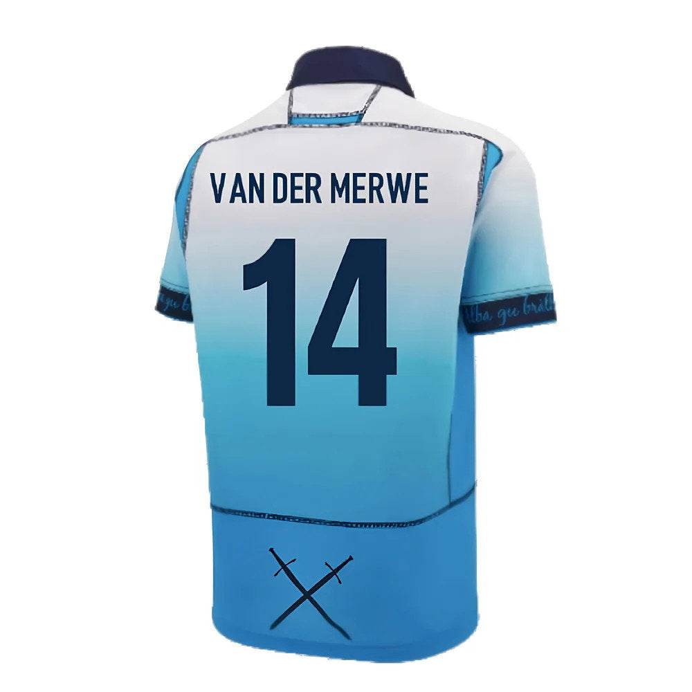2024-2025 Scotland Rugby Away Replica Shirt (Kids) (Van Der Merwe 14)_2