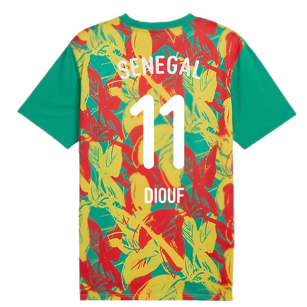 2024-2025 Senegal Prematch SS Jersey (Green) (Diouf 11)_2