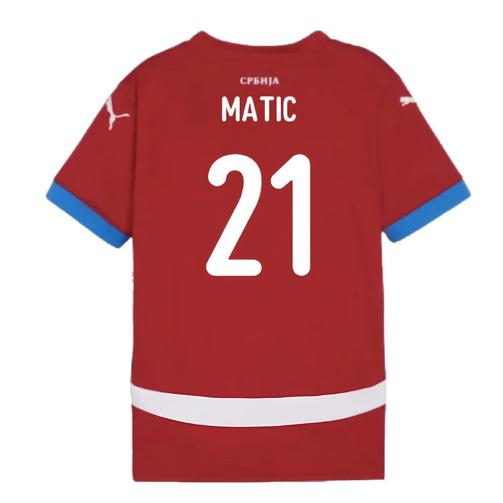 2024-2025 Serbia Home Shirt (Kids) (Matic 21)_2