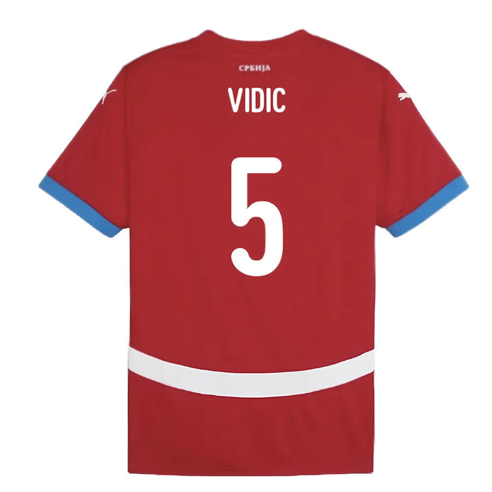 2024-2025 Serbia Home Shirt (Vidic 5)_2