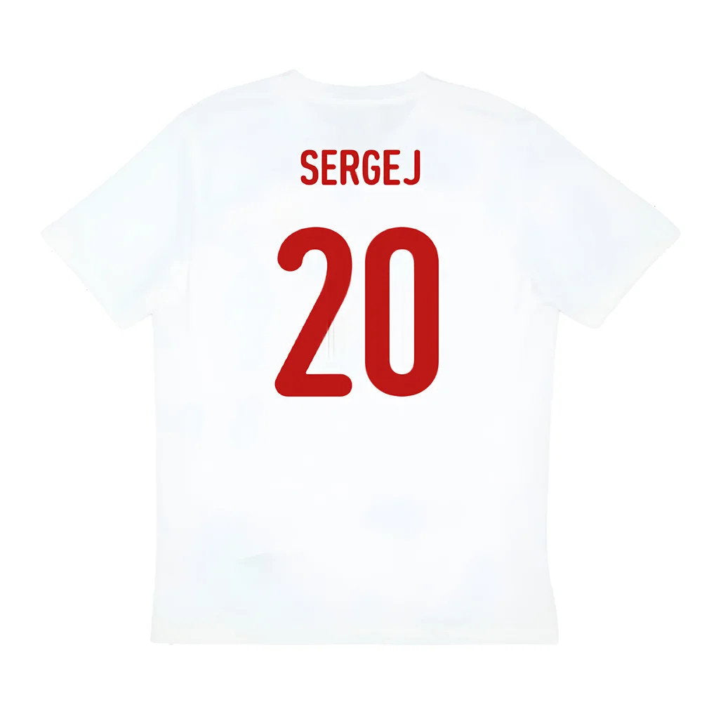 2024-2025 Serbia Training Jersey (White) (Sergej 20)_2