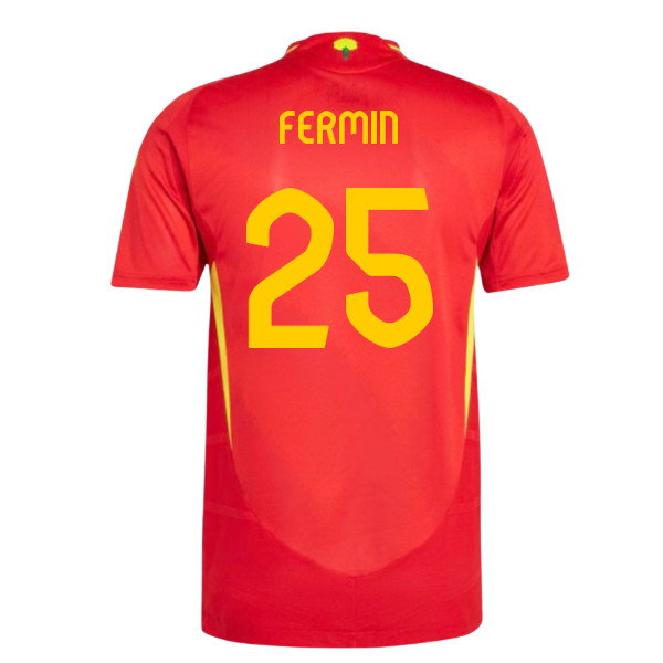 2024-2025 Spain Authentic Home Shirt (Fermin 25)_0