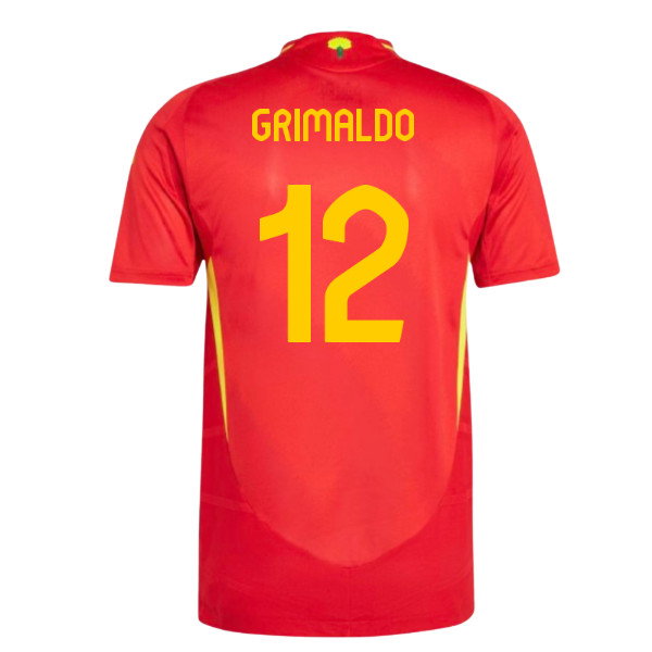 2024-2025 Spain Authentic Home Shirt (Grimaldo 12)_0