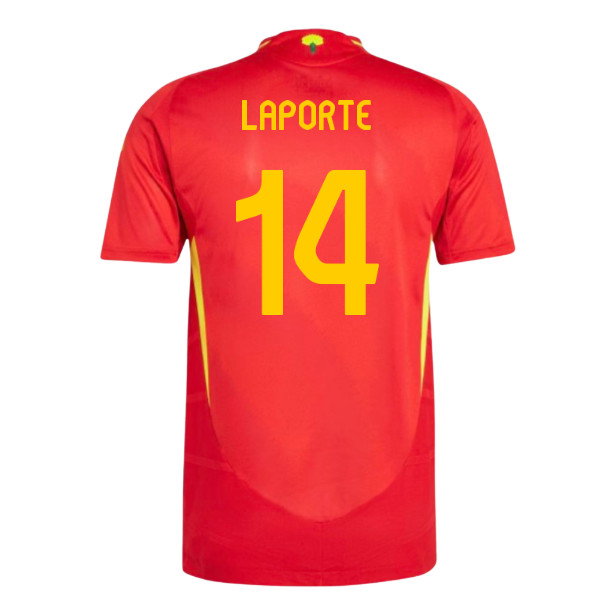 2024-2025 Spain Authentic Home Shirt (Laporte 14)_0