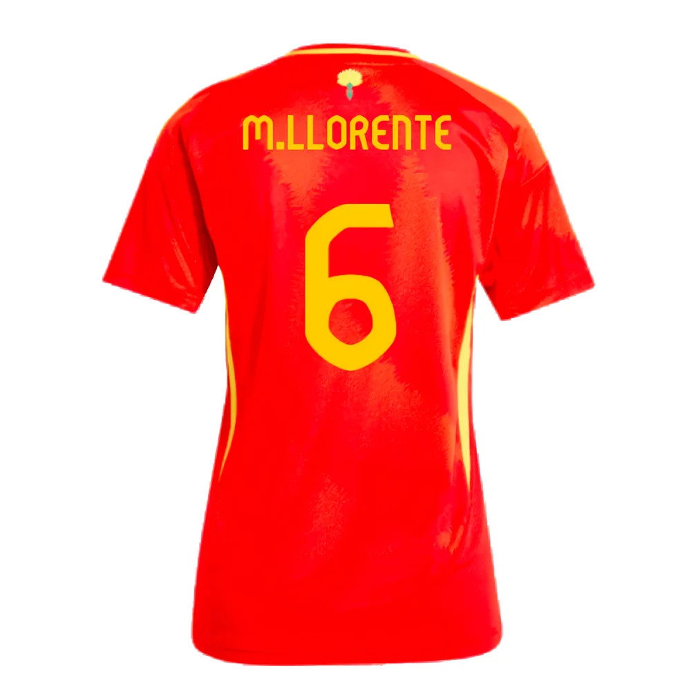 2024-2025 Spain Home Shirt (Ladies) (M.Llorente 6)_2