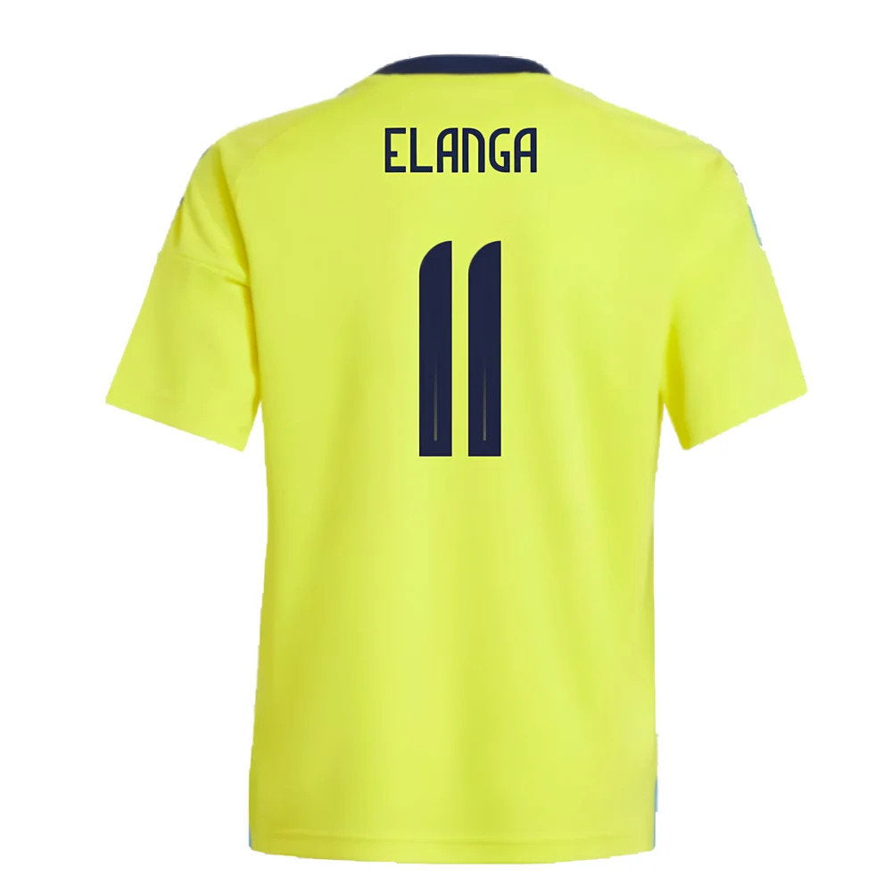 2024-2025 Sweden Home Fan Shirt (Kids) (ELANGA 11)_2