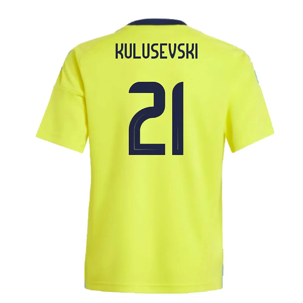 2024-2025 Sweden Home Fan Shirt (Kids) (KULUSEVSKI 21)_2