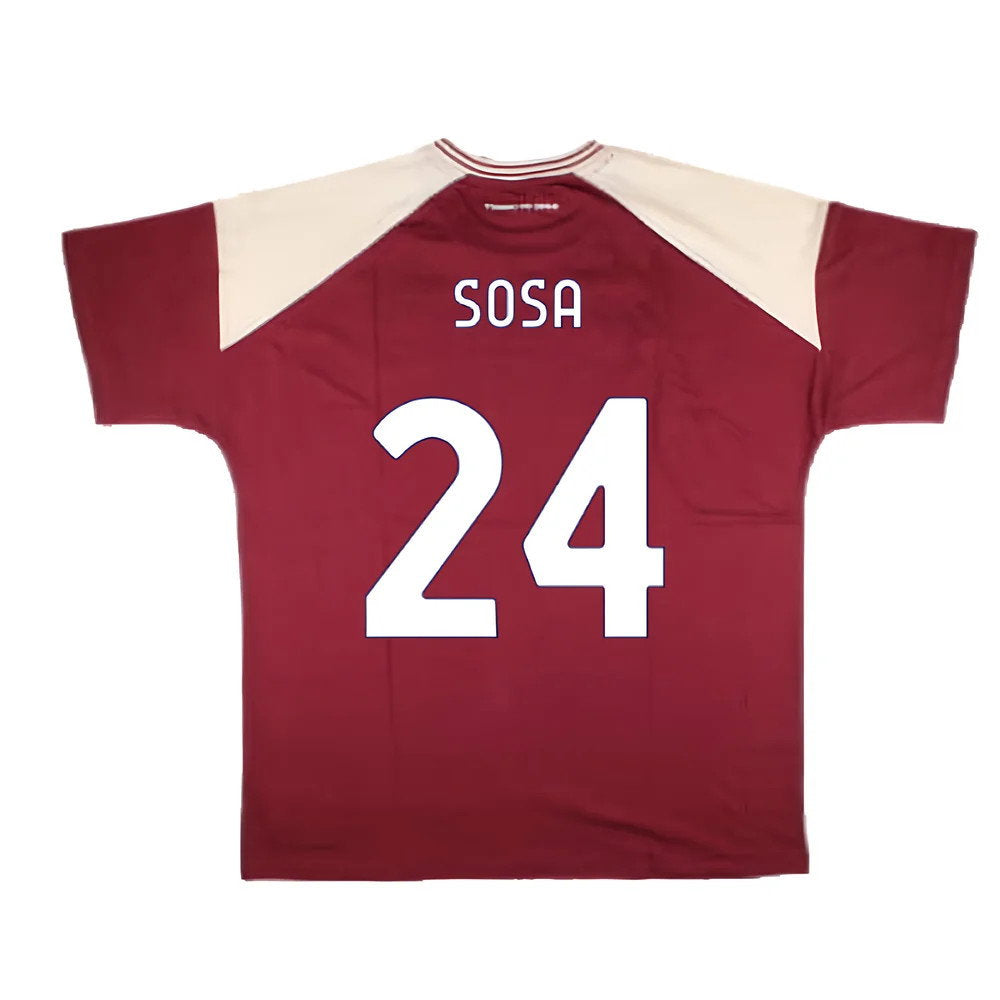 2024-2025 Torino Free Time T-Shirt (Burgundy) (Sosa 24)_2