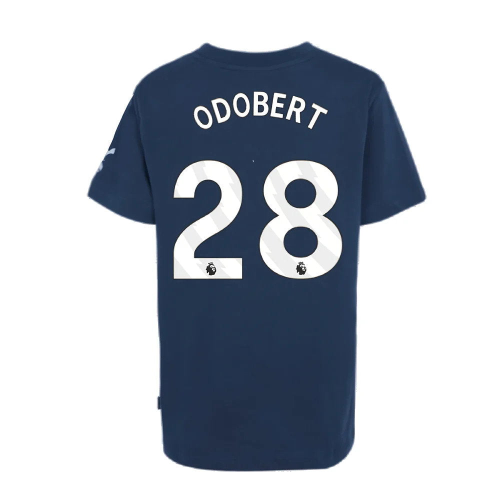 2024-2025 Tottenham Hotspur Just Do It T-Shirt (Navy) - Kids (Odobert 28)_2
