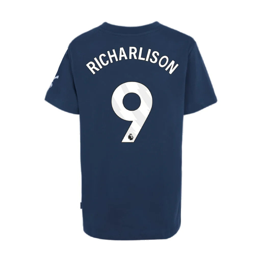 2024-2025 Tottenham Hotspur Just Do It T-Shirt (Navy) - Kids (Richarlison 9)_2