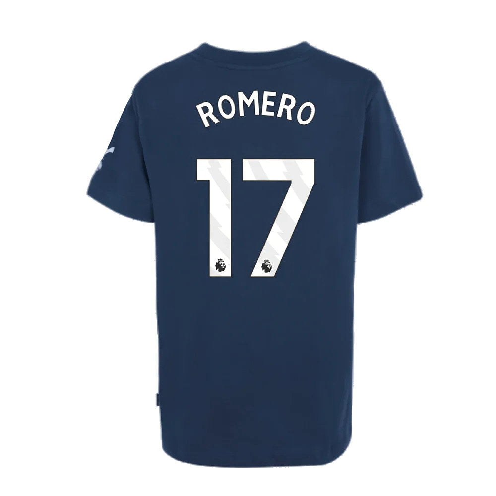 2024-2025 Tottenham Hotspur Just Do It T-Shirt (Navy) - Kids (Romero 17)_2