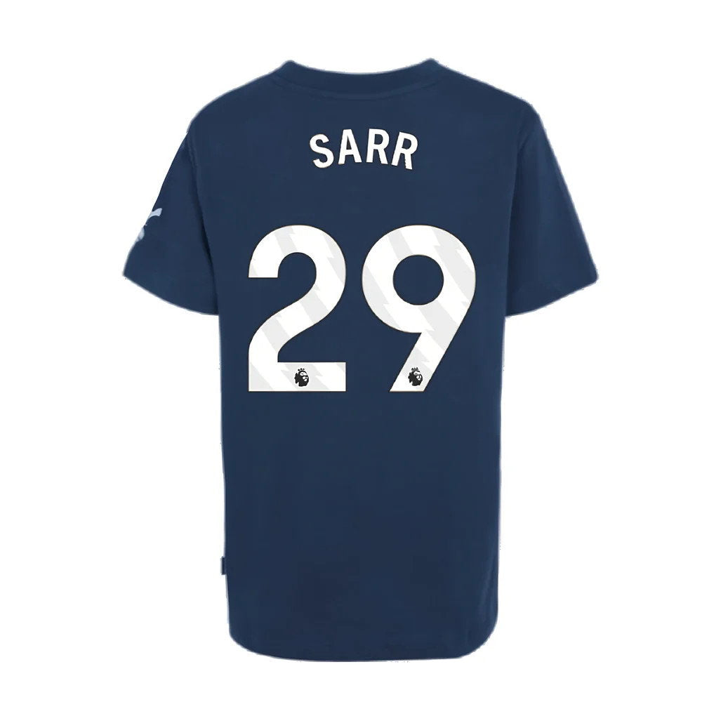 2024-2025 Tottenham Hotspur Just Do It T-Shirt (Navy) - Kids (Sarr 29)_2