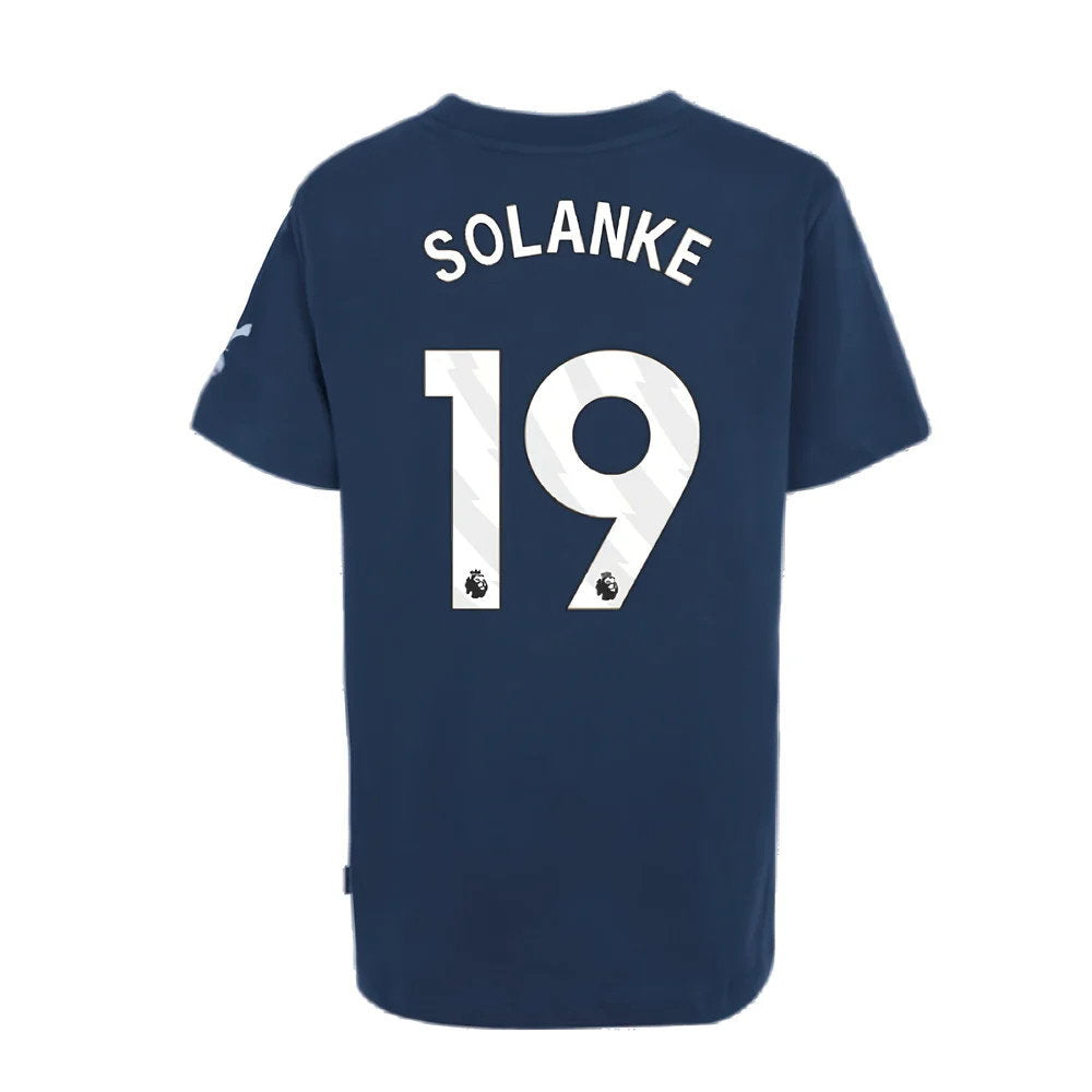 2024-2025 Tottenham Hotspur Just Do It T-Shirt (Navy) - Kids (Solanke 19)_2